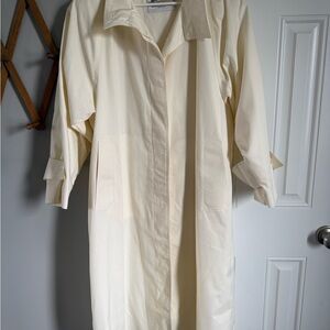 London Fog Cream Trench Coat